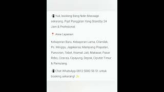 Download lagu PIJAT PANGGILAN JAKARTA TERAPIS PRIA – SOLUSI BADAN PEGAL & STRES HILANG SEKETIKA mp3 Download lagu PIJAT PANGGILAN JAKARTA TERAPIS PRIA – SOLUSI BADAN PEGAL & STRES HILANG SEKETIKA mp3