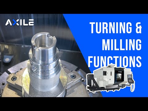 【AXILE Machining】G6 MT turning & milling machining 
