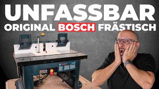 Der Bosch Frästisch ist ein GAMECHANGER – aber es gibt ein Problem!