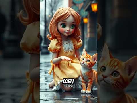 Lost in the Rain Crying for a Home 💔 🐱 #sadcat #shorts #usashorts #animalstoryLost