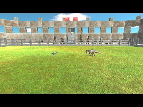 Carnivore Dino + Aquatics VS Herbivore Dino + Modern Mammals - Animal Revolt Battle Simulator