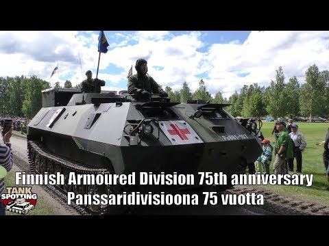 Finnish Armoured Division 75th Anniversary #7 Parade - Modern support and transport equipment