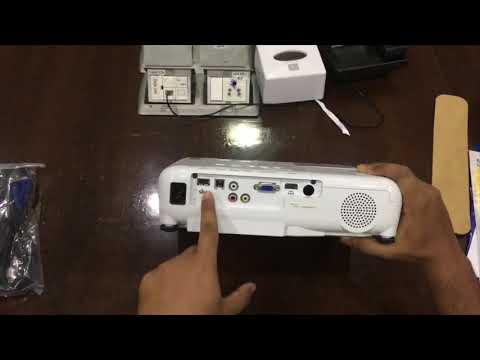 Xga white epson multimedia projector eb-x05/x41, brightness:...