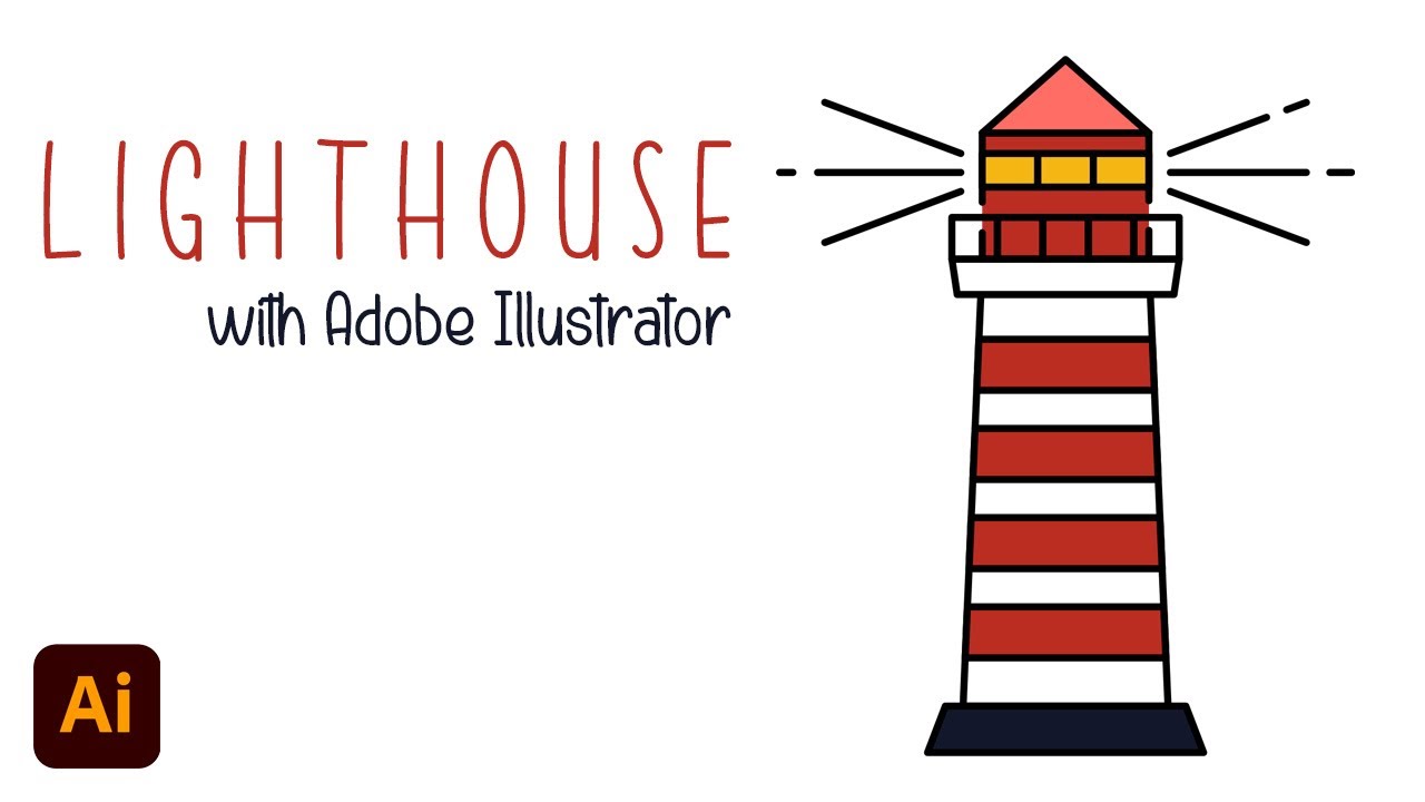 Create Lighthouse Icon with Adobe Illustrator
