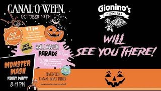 Gionino's Pizzeria Halloween Parade Announcement