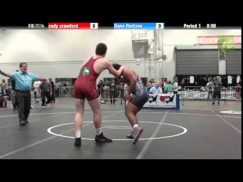 Men 96 KG / 211.5 lbs - cody crawford vs. Dane Pestano
