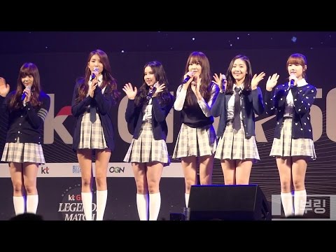 160220 여자친구 중간멘트(Ment) @ 장충체육관 GiGA 레전드매치 by 샤부링