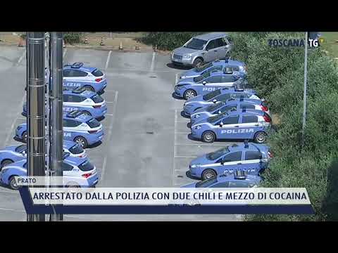 2022-03-01 PRATO - ARRESTATO DALLA POLIZIA CON DUE CHILI E MEZZO DI COCAINA