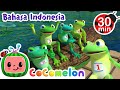 Lima Katak Kecil Bermain Air CoComelon Bahasa Indonesia Lagu Anak Anak Nursery Rhymes