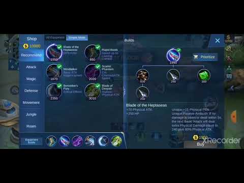 zilong one hit build