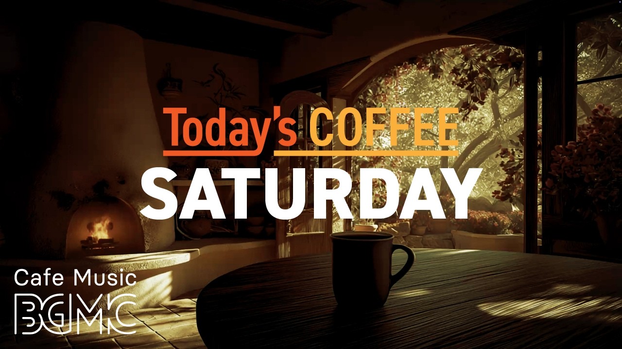 Today's COFFEE SATURDAY: Arched Hearth Cafe Jazz ☕ Warm Piano & Soft Bossa Nova for Saturday Brew