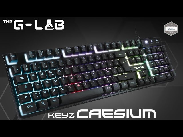 Vídeo relacionado con The G-Lab Keyz Caesium TKL - Teclado Gamer TKL 87 Teclas con Cable USB AZERTY, RGB Personalizable, Macros programables - Teclado para Juegos Compacto sin Teclado numérico - PC/PS4/PS5/XBOX -