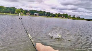 CRAZY FALL FEEDING FRENZY! - Catching 100s of Fish!
