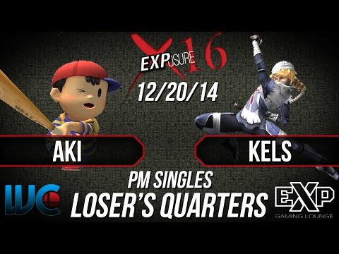 EXPosure 16 - Kels (Sheik) vs. Aki (Ness) PM Loser's Quarters