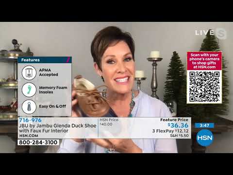 JBU by Jambu Glenda Duck Shoe with Faux Fur Interior