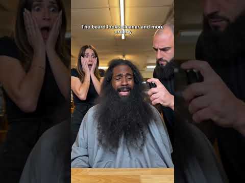 He Cried the Whole Time and the Beard Still Came Out Perfect 😂🪒