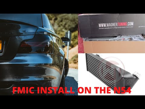 Installing a WagnerTuning Intercooler on my N54 135i Coupe