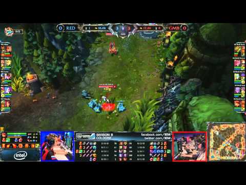THE RED vs Gambit Gaming Game 1 | Quarterfinals at IEM Cologne 2013 Pro tournament | RED vs GMB