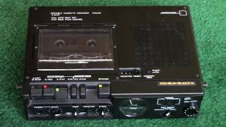 Video thumbnail for Marantz PMD221 Professional Cassette Tape Recorder, c. 1991 by CassetteMaster