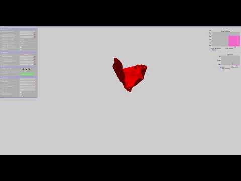 Cloth Simulation with self collision on CPU
