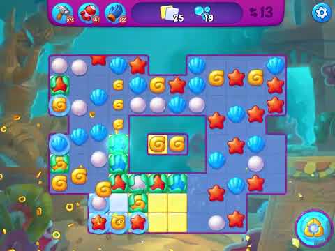 Fishdom Very Hard level 6093 no boosters フィッシュダム ベリーハード [Friend's]