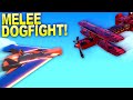 MELEE ONLY DOGFIGHTING! Who Can Build The Strongest Plane?