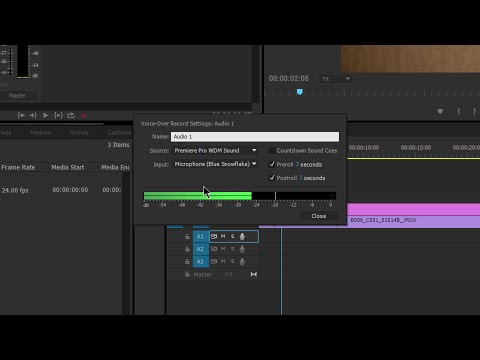 NEW! Voice Over record feature in Premiere Pro CC 2014