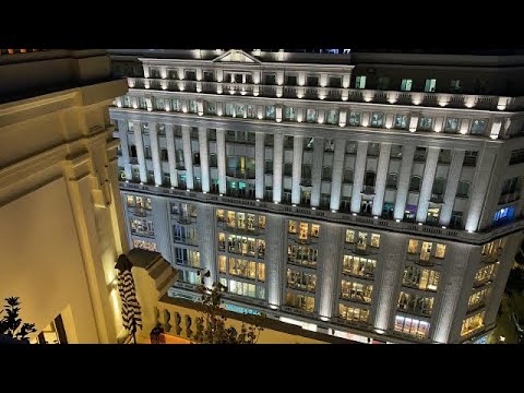 CRISTIANO RONALDO HOTEL PESTANA CR7 GRAN VIA MADRID at night