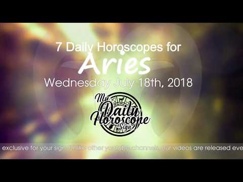 Aries's Daily Horoscope for Wednesday July 18th, 2018