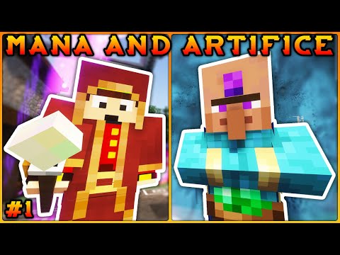 MANA AND ARTIFICE  BASICS 1.16.5 !!! Pt1 | Minecraft Mod Showcase