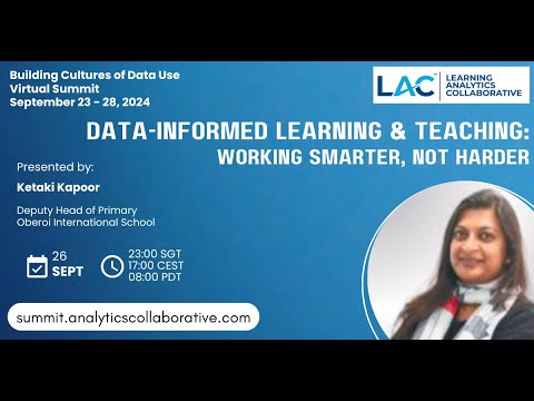 Data Informed Teaching and Learning | Ketaki Kapoor