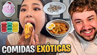 24 HORAS COMENDO NO MERCADO DE RUA NA COREIA! – React Priscila Ju