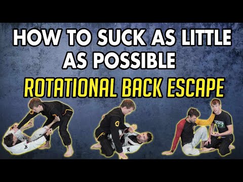 BJJ Lesson 45: Rotational Back Escape - Fundamentals Of Escaping Back Control