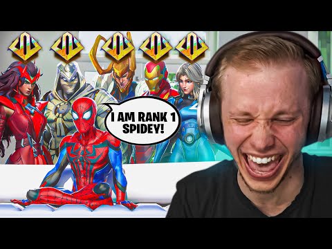 I Spectated A DELUSIONAL Gold Spider-Man Who Says He's RANK 1 in Marvel Rivals