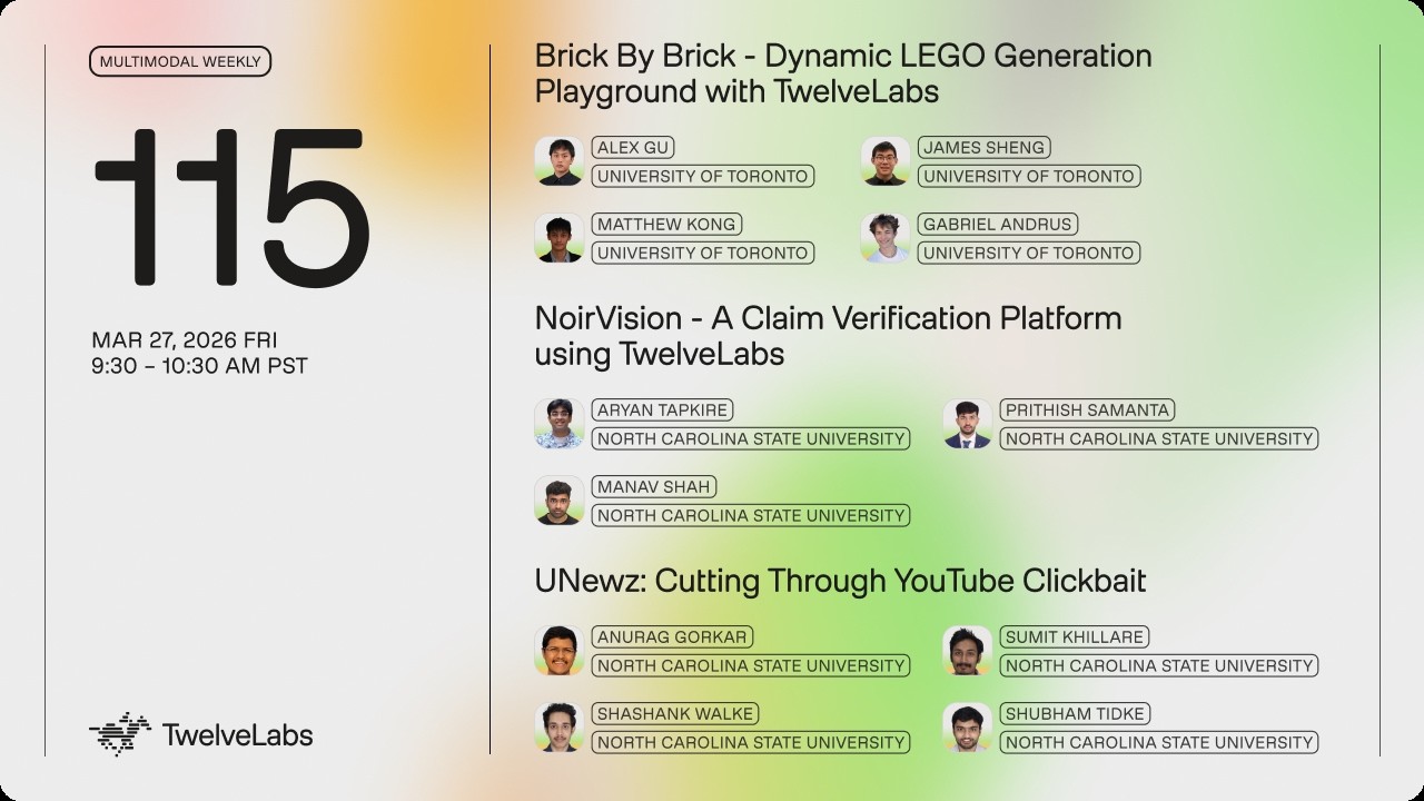 Brick by Brick, NoirVision, and UNewz | Multimodal Weekly 115