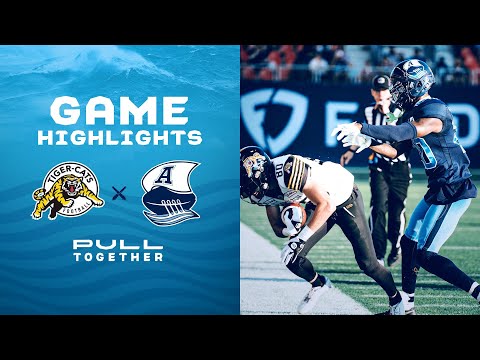 CFL Game Highlights: Toronto Argonauts vs. Hamilton Tiger-Cats – August 6, 2022