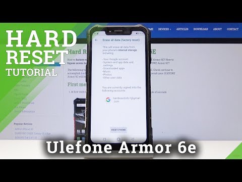 How to Perform Factory Reset in Ulefone Armor 6E - Wipe Data / Hard Reset by Settings