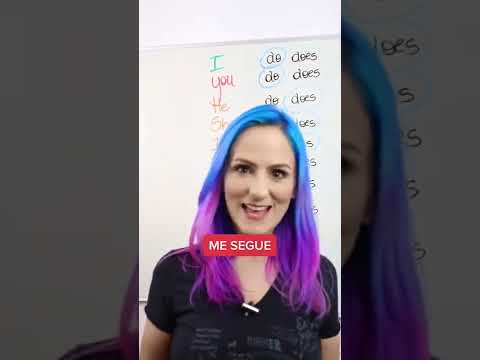 DO ou DOES qual usar em inglês. #shorts