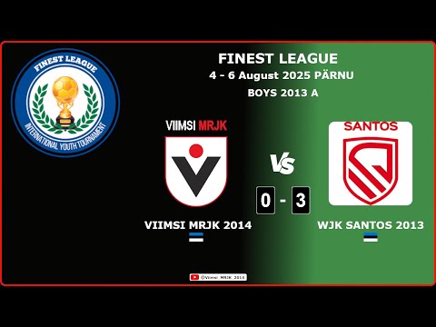 2025.08.05 - Finest League - Boys 2013 A - Game 3 - Viimsi MRJK 2014 vs WJK Santos 2013 (0:3)