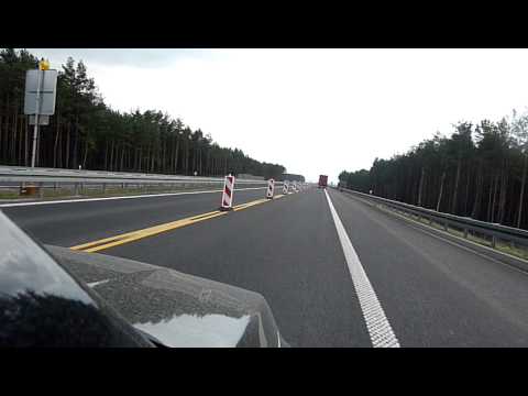 Autostrada A1 Nowe Marzy - Zmiana organizacji ruchu wykonana przez Erplast