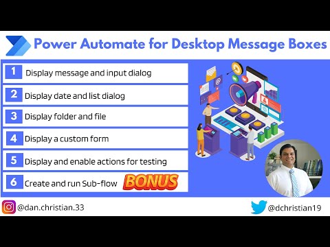 Power Automate for Desktop Message Boxes Power Automate for Desktop Message Boxes