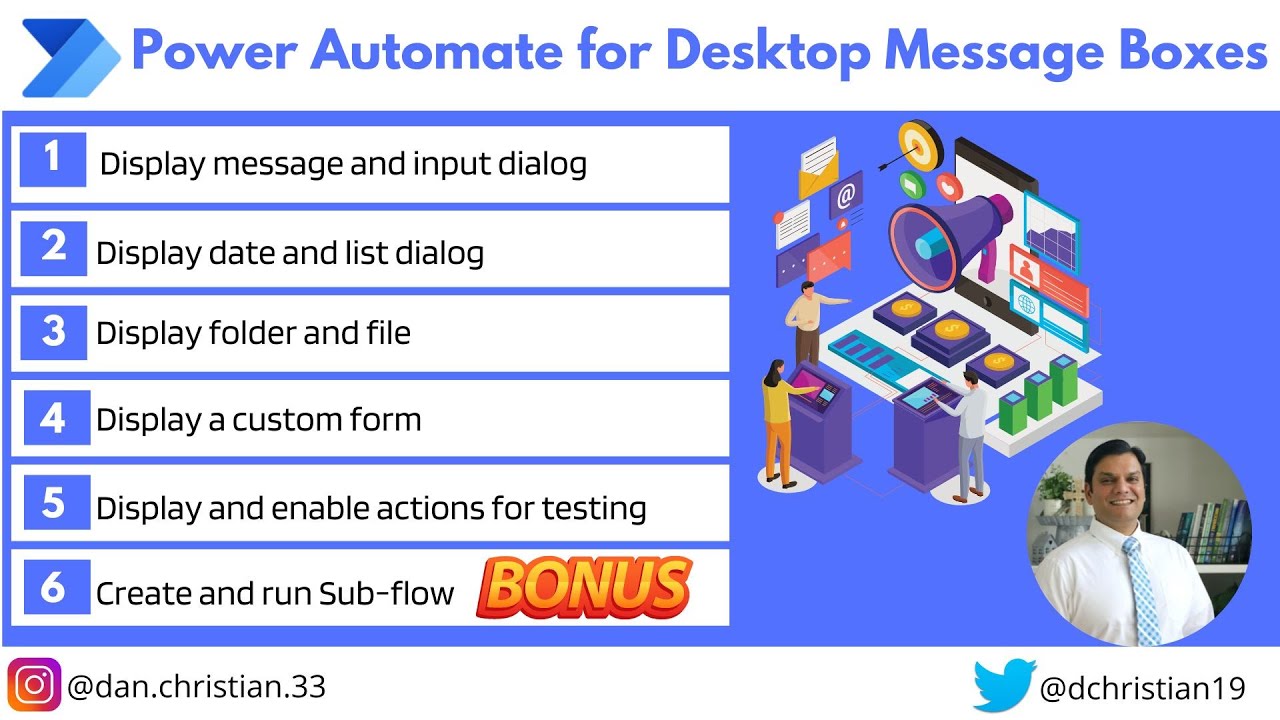 Power Automate for Desktop Message Boxes