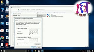 how to set ip address in windows 10, 8, 7, XP PC/leptop Manual TCP/IP Configuration