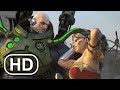JUSTICE LEAGUE Lex Luthor Kills Wonder Woman Fight Scene Cinematic 4K ULTRA HD - DC Universe Online