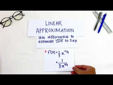 MAT183 (Video Presentation) - Linear Approximation and Differentials