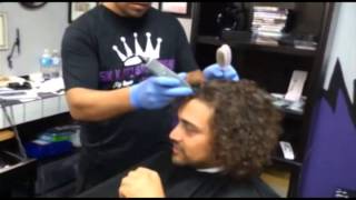 Behind The Scenes of "What If It Were You" Music Video - Pablo Nunez as SPM (Hair Cut)