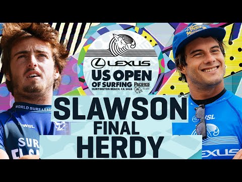 Levi Slawson vs Mateus Herdy | Lexus US Open of Surfing 2025 - Challenger Final