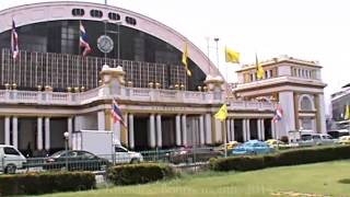 preview picture of video 'Hua Lamphong Railway Station, Pathumwan District, Bangkok, Thailand. ( 6 )'