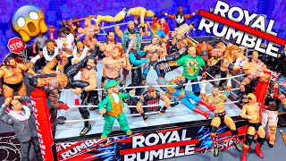 WWE Royal Rumble Action Figure Match!