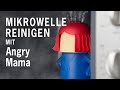 PiepEi Mikrowellenreiniger Angry Mama, Lila / Grün